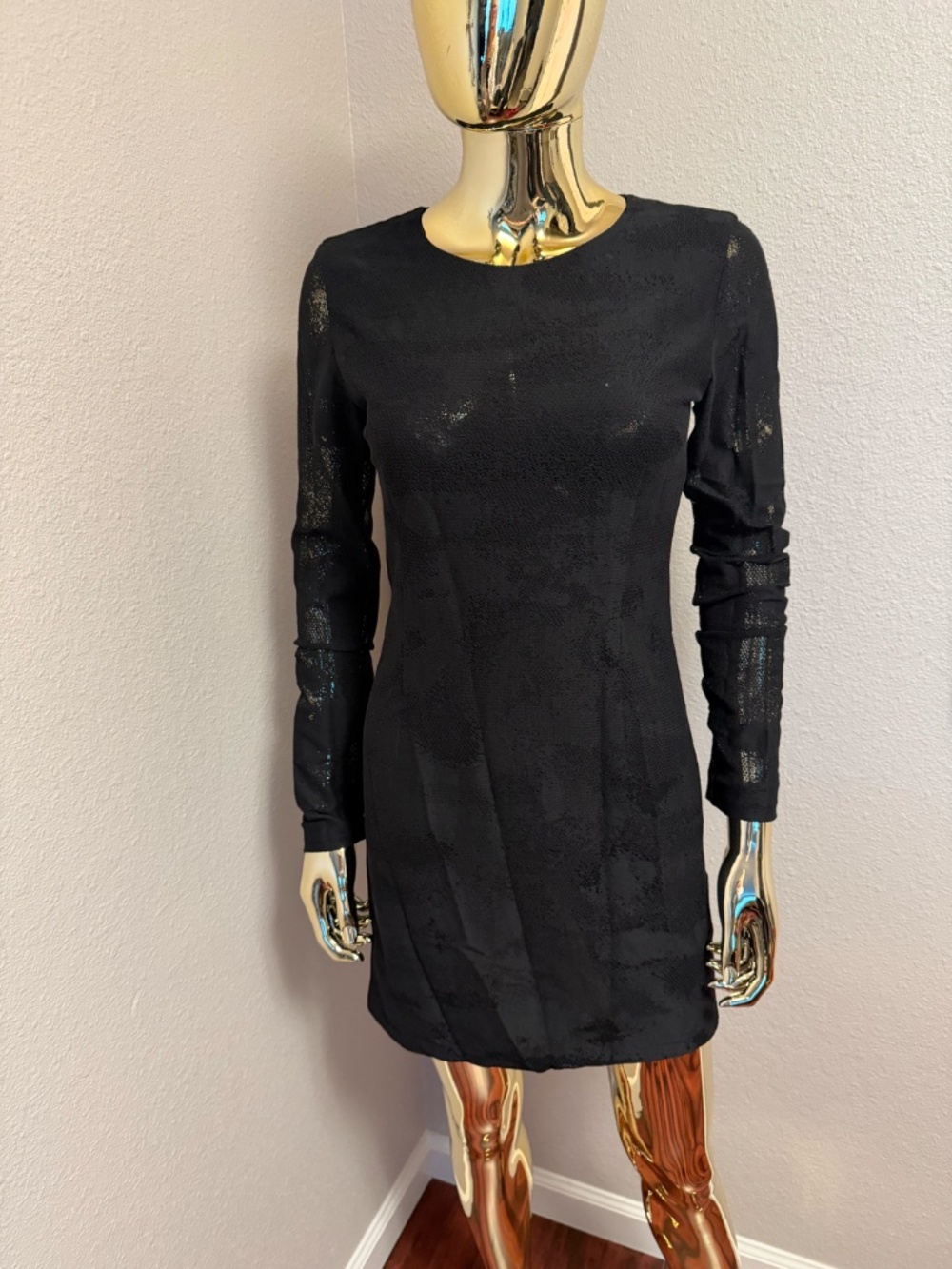 Alexander Wang, blk lace dress, size 8
